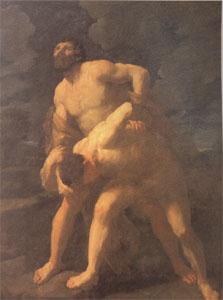 Guido Reni Hercules Wrestling with Achelous (mk05) Sweden oil painting art